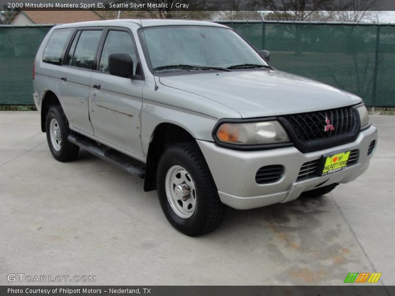 Seattle Silver Metallic / Gray 2000 Mitsubishi Montero Sport ES