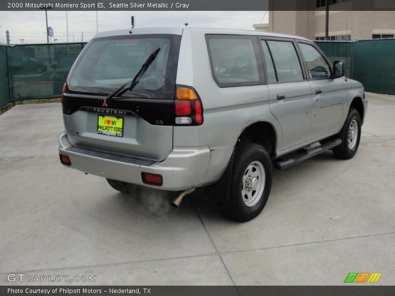 Seattle Silver Metallic / Gray 2000 Mitsubishi Montero Sport ES