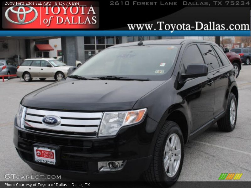 Black / Camel 2008 Ford Edge SEL AWD