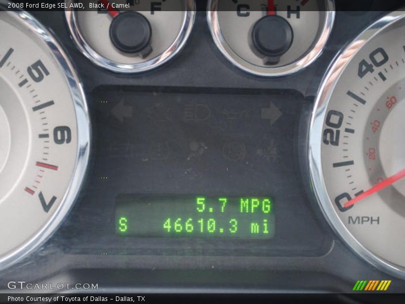 Black / Camel 2008 Ford Edge SEL AWD