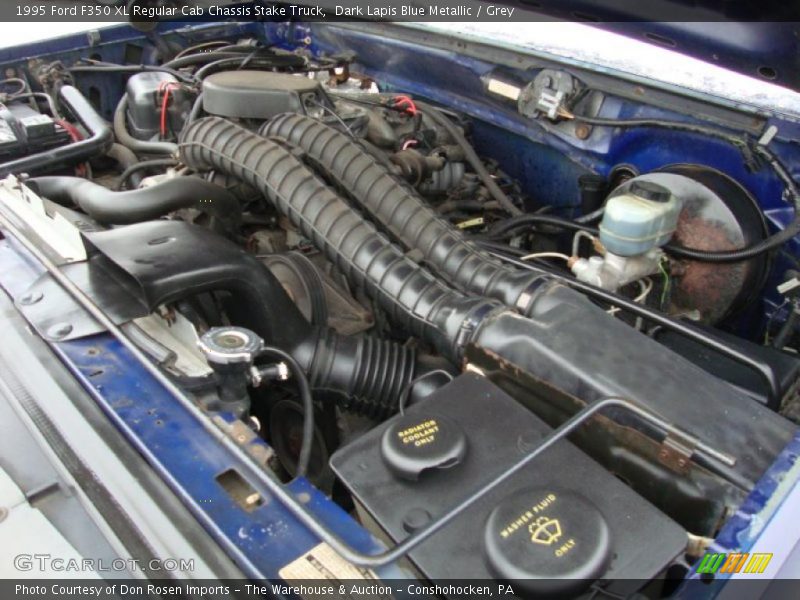  1995 F350 XL Regular Cab Chassis Stake Truck Engine - 5.8 Liter OHV 16-Valve V8