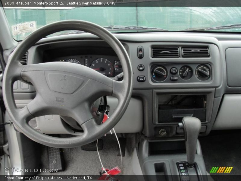Dashboard of 2000 Montero Sport ES