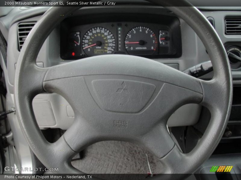 Seattle Silver Metallic / Gray 2000 Mitsubishi Montero Sport ES