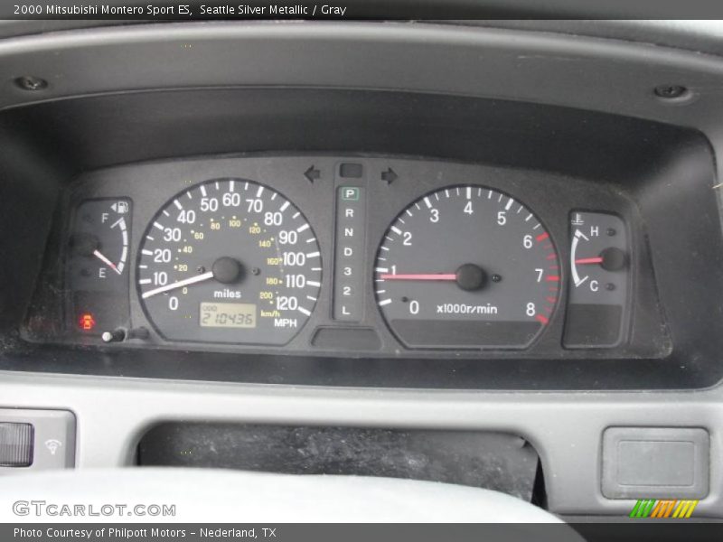  2000 Montero Sport ES ES Gauges