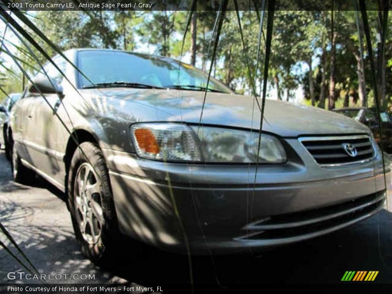 Antique Sage Pearl / Gray 2001 Toyota Camry LE