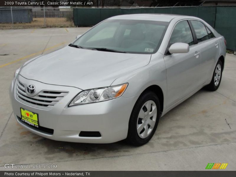 Classic Silver Metallic / Ash 2009 Toyota Camry LE