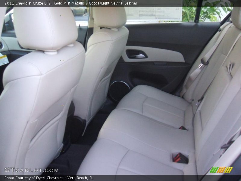  2011 Cruze LTZ Cocoa/Light Neutral Leather Interior