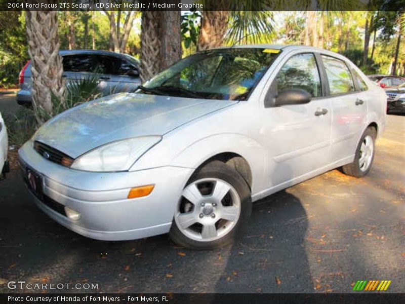 CD Silver Metallic / Medium Graphite 2004 Ford Focus ZTS Sedan