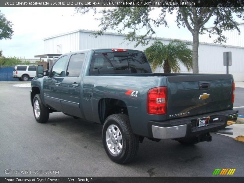  2011 Silverado 3500HD LTZ Crew Cab 4x4 Blue Granite Metallic