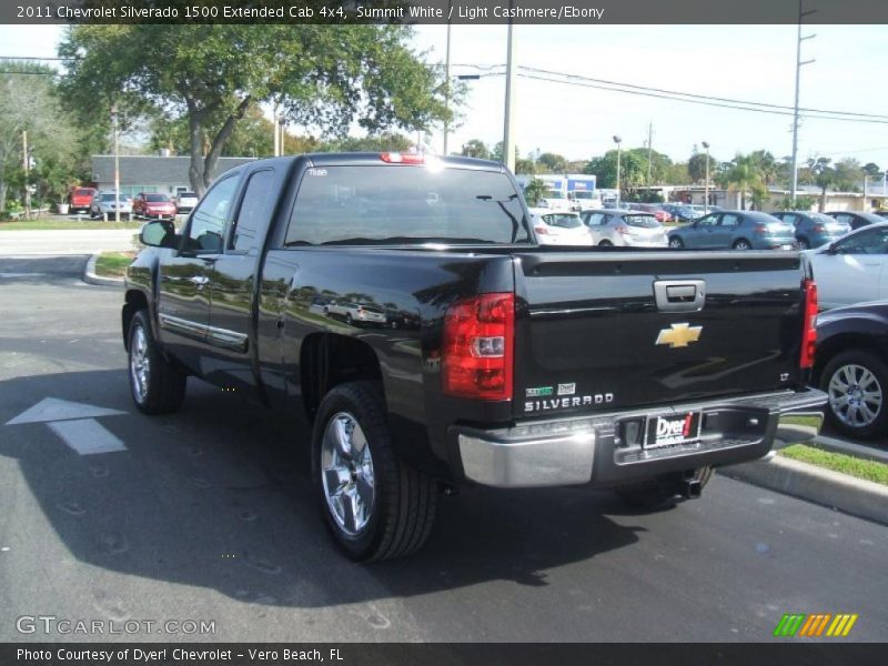 Summit White / Light Cashmere/Ebony 2011 Chevrolet Silverado 1500 Extended Cab 4x4