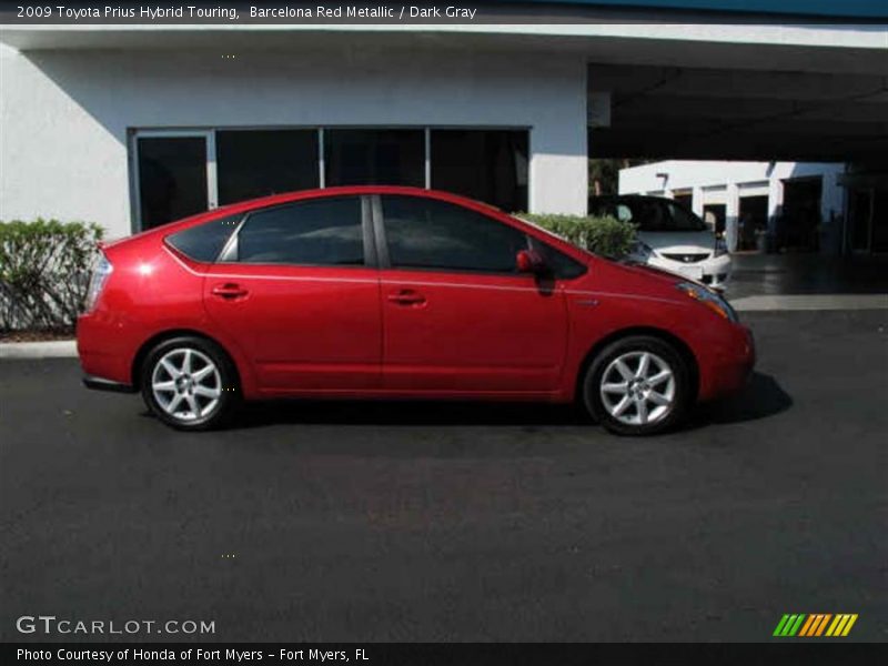 Barcelona Red Metallic / Dark Gray 2009 Toyota Prius Hybrid Touring