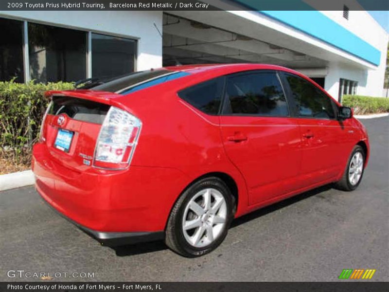 Barcelona Red Metallic / Dark Gray 2009 Toyota Prius Hybrid Touring