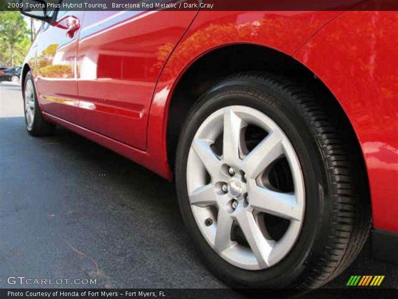 Barcelona Red Metallic / Dark Gray 2009 Toyota Prius Hybrid Touring