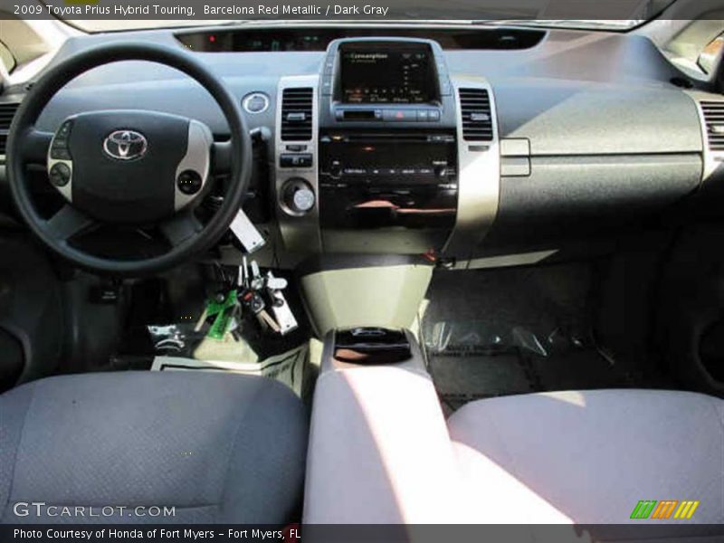 Barcelona Red Metallic / Dark Gray 2009 Toyota Prius Hybrid Touring