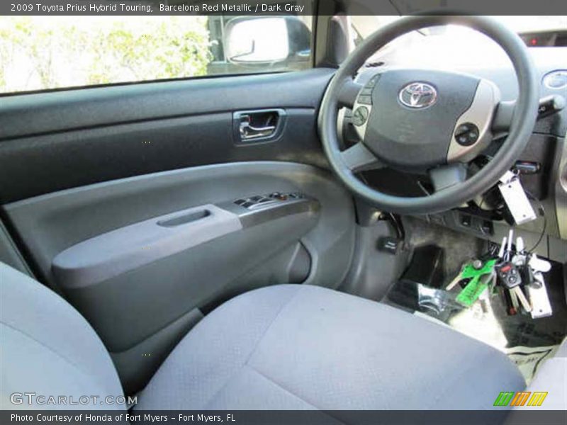 Barcelona Red Metallic / Dark Gray 2009 Toyota Prius Hybrid Touring