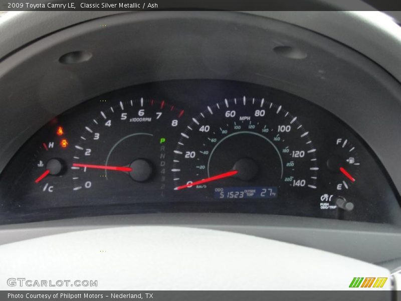 Classic Silver Metallic / Ash 2009 Toyota Camry LE
