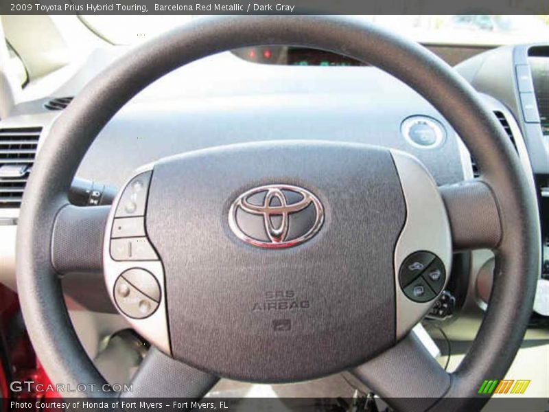 Barcelona Red Metallic / Dark Gray 2009 Toyota Prius Hybrid Touring