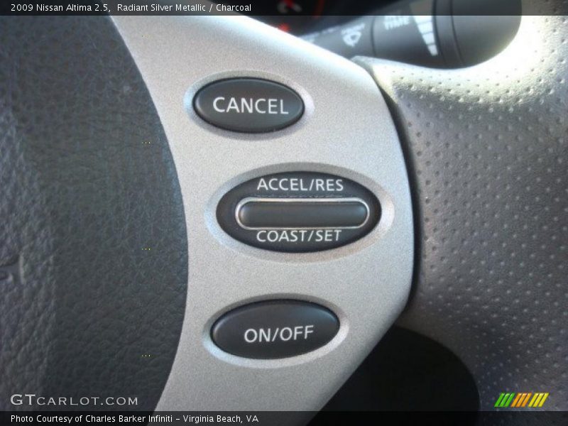 Radiant Silver Metallic / Charcoal 2009 Nissan Altima 2.5
