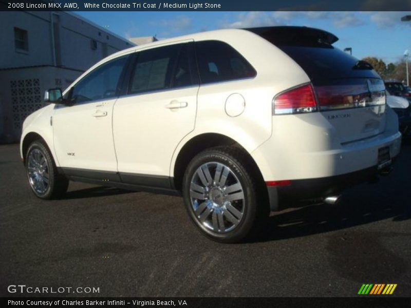 White Chocolate Tri Coat / Medium Light Stone 2008 Lincoln MKX AWD
