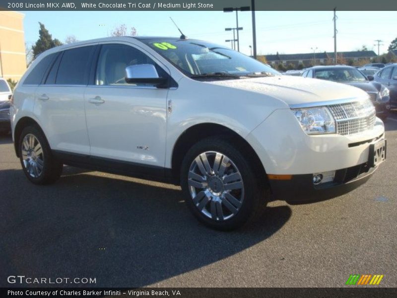 White Chocolate Tri Coat / Medium Light Stone 2008 Lincoln MKX AWD