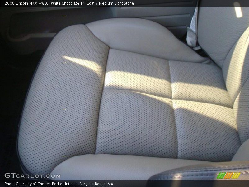 White Chocolate Tri Coat / Medium Light Stone 2008 Lincoln MKX AWD