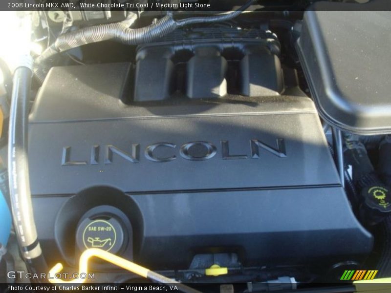 White Chocolate Tri Coat / Medium Light Stone 2008 Lincoln MKX AWD