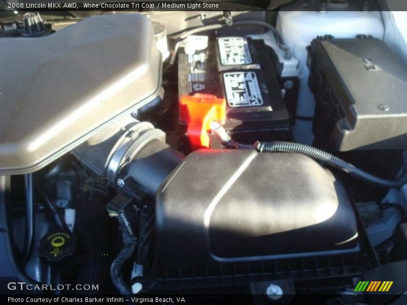 White Chocolate Tri Coat / Medium Light Stone 2008 Lincoln MKX AWD