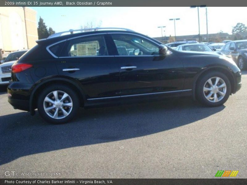 Black Obsidian / Graphite 2009 Infiniti EX 35 Journey AWD