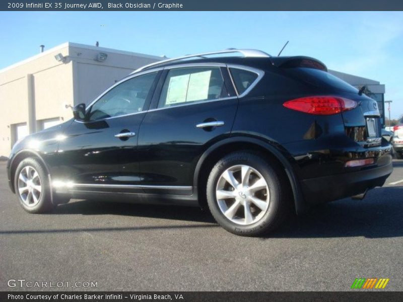 Black Obsidian / Graphite 2009 Infiniti EX 35 Journey AWD