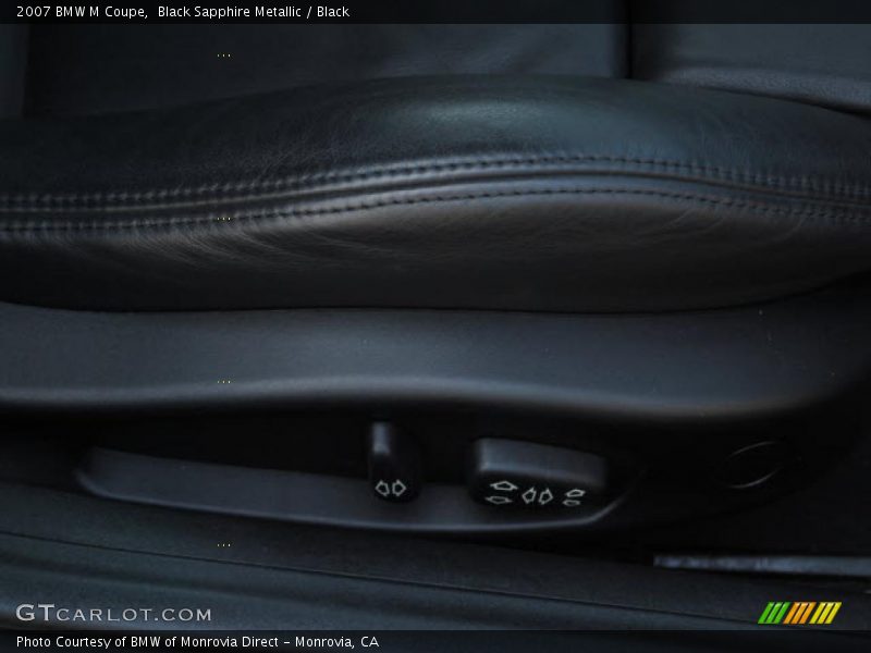 Black Sapphire Metallic / Black 2007 BMW M Coupe