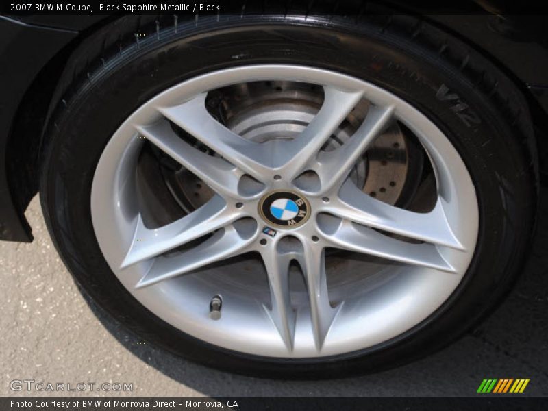 Black Sapphire Metallic / Black 2007 BMW M Coupe