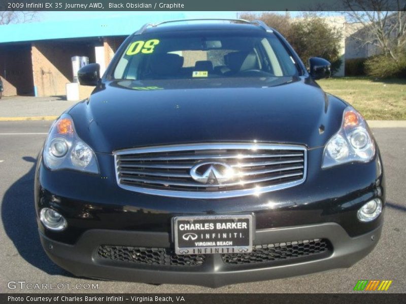 Black Obsidian / Graphite 2009 Infiniti EX 35 Journey AWD