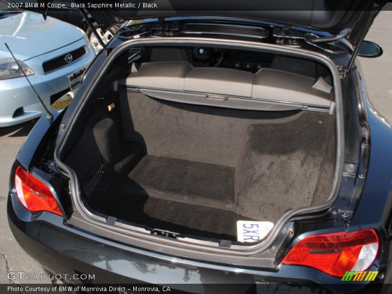  2007 M Coupe Trunk
