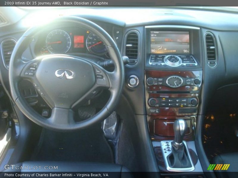 Black Obsidian / Graphite 2009 Infiniti EX 35 Journey AWD