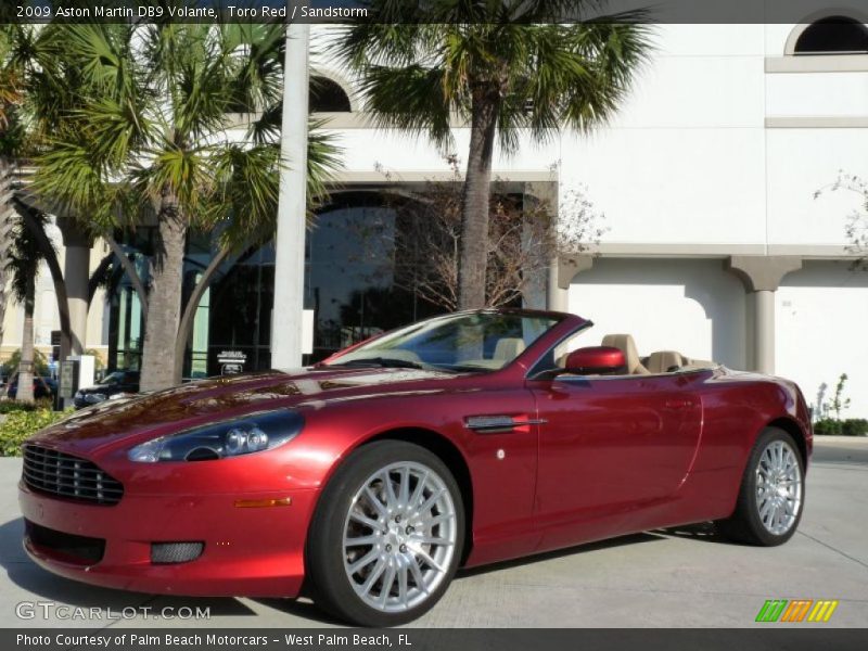  2009 DB9 Volante Toro Red