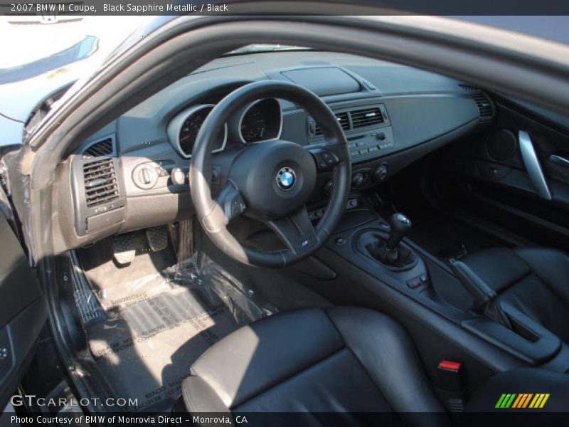 Black Sapphire Metallic / Black 2007 BMW M Coupe