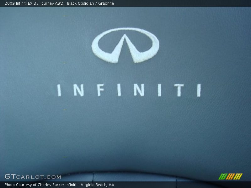 Black Obsidian / Graphite 2009 Infiniti EX 35 Journey AWD
