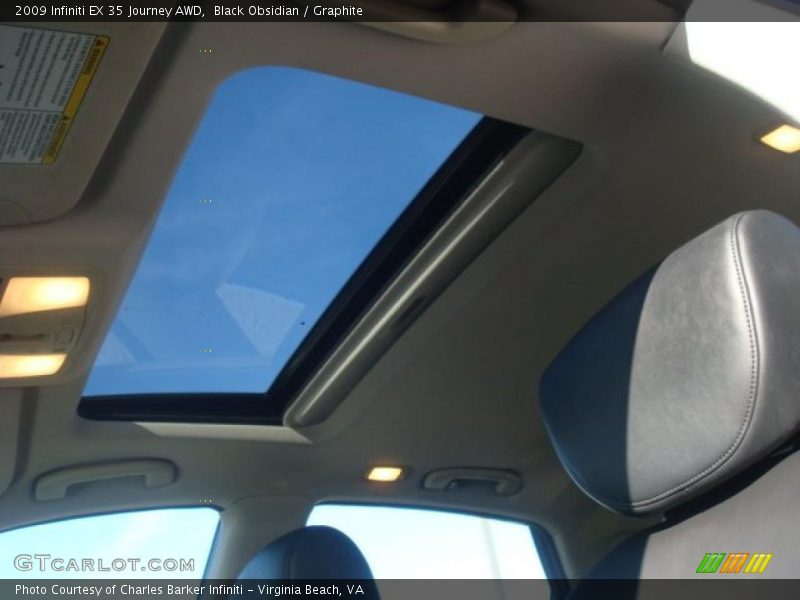 Black Obsidian / Graphite 2009 Infiniti EX 35 Journey AWD