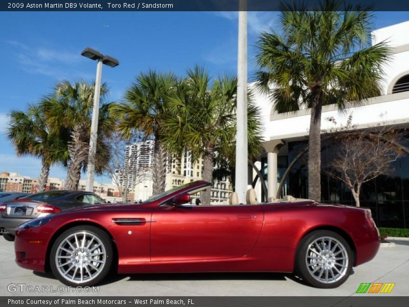  2009 DB9 Volante Toro Red