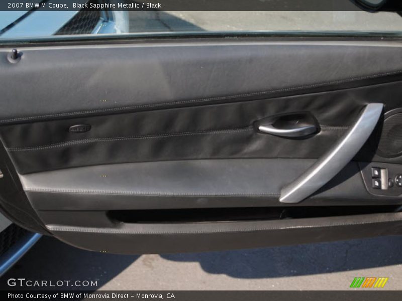 Black Sapphire Metallic / Black 2007 BMW M Coupe
