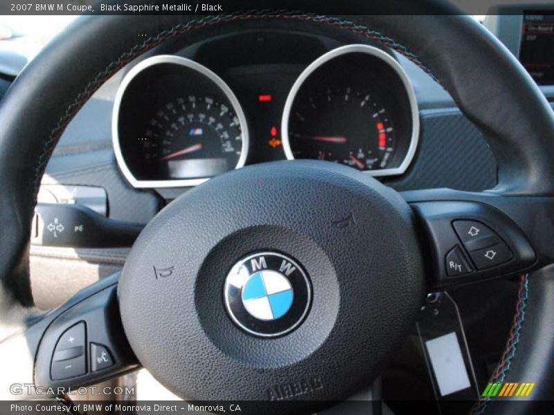 Black Sapphire Metallic / Black 2007 BMW M Coupe