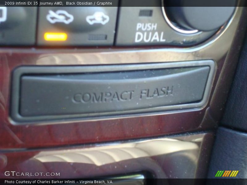 Black Obsidian / Graphite 2009 Infiniti EX 35 Journey AWD