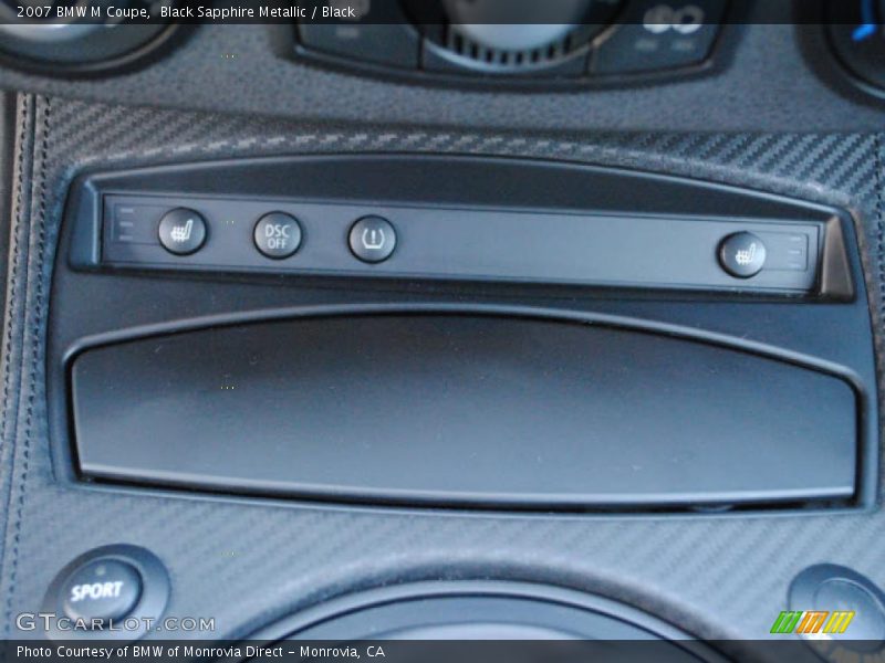 Black Sapphire Metallic / Black 2007 BMW M Coupe