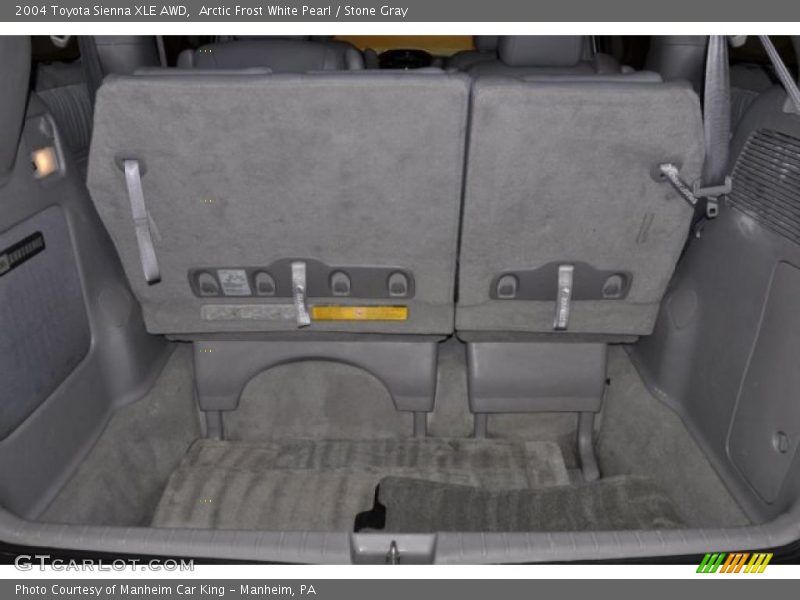 Arctic Frost White Pearl / Stone Gray 2004 Toyota Sienna XLE AWD