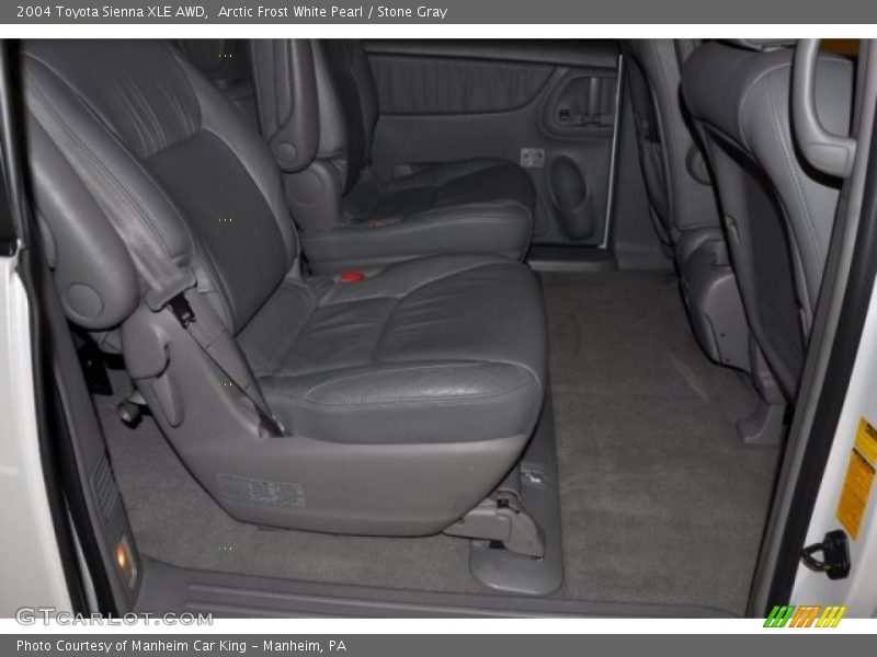 Arctic Frost White Pearl / Stone Gray 2004 Toyota Sienna XLE AWD