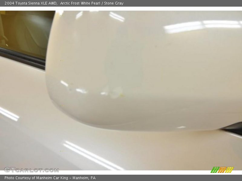 Arctic Frost White Pearl / Stone Gray 2004 Toyota Sienna XLE AWD