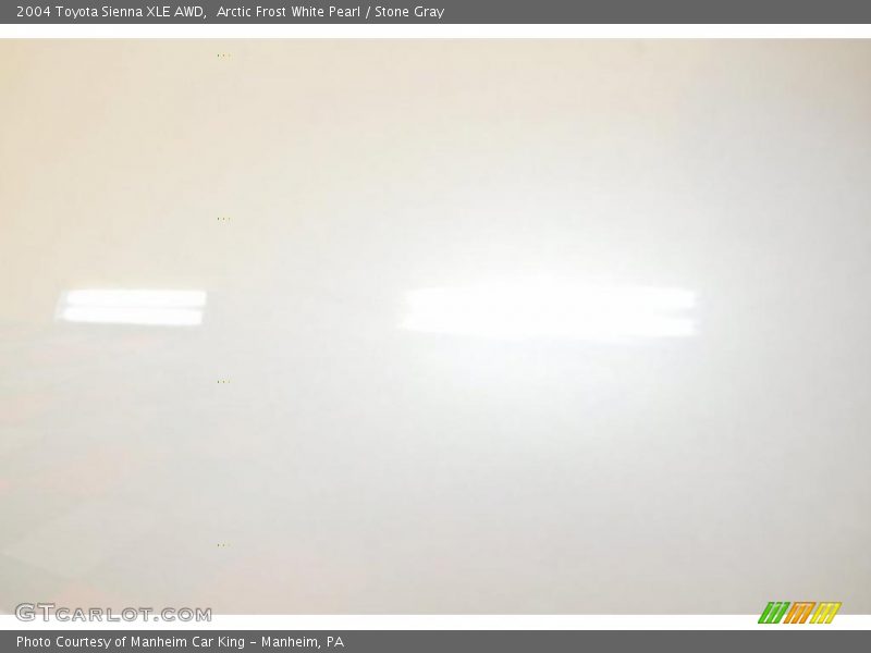 Arctic Frost White Pearl / Stone Gray 2004 Toyota Sienna XLE AWD