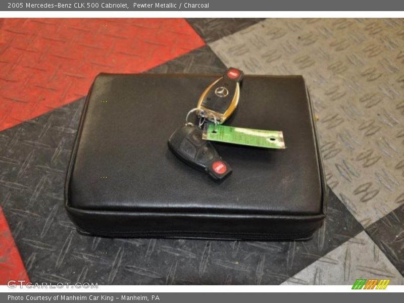 Pewter Metallic / Charcoal 2005 Mercedes-Benz CLK 500 Cabriolet