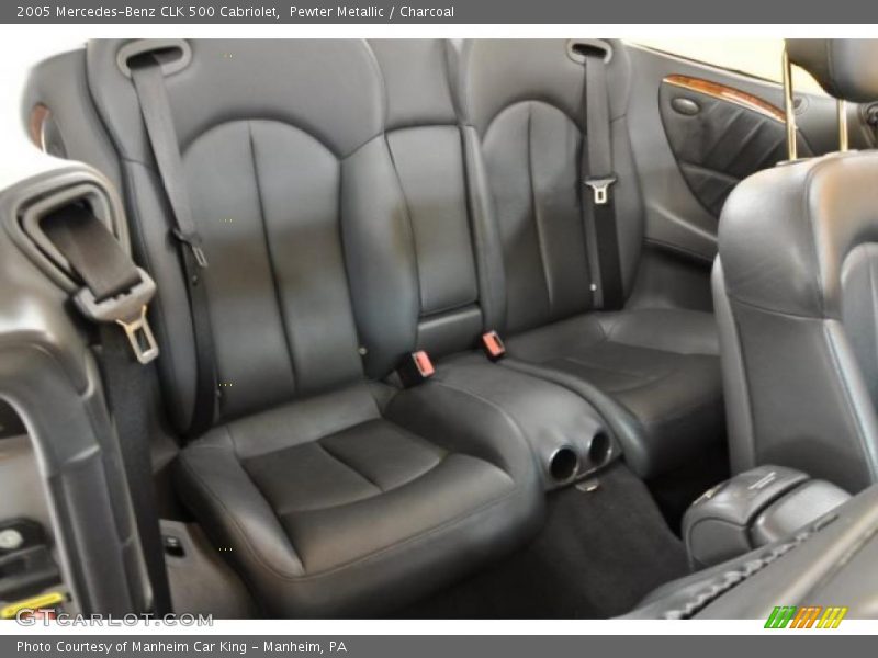 Pewter Metallic / Charcoal 2005 Mercedes-Benz CLK 500 Cabriolet