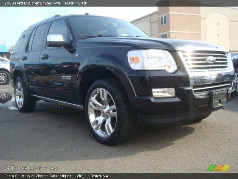 Black / Black 2008 Ford Explorer Limited AWD